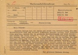 Telegram from Göring to Hitler file photo [24402]