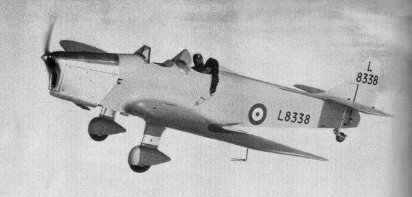 M.14 Magister aircraft in flight, 1940s