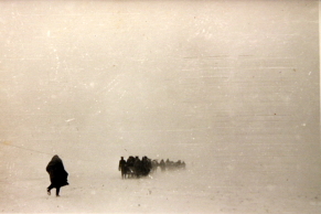German troops in snowing weather, date and location unknown