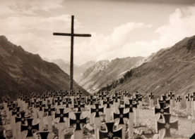 Graves of fallen German soldiers, date and location unknown