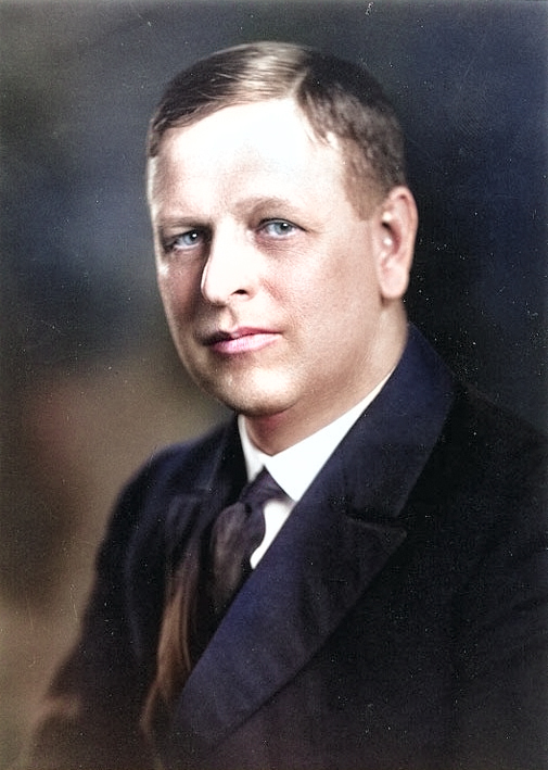 Portrait of Commander Husband Kimmel, Jun 1923 [Colorized by WW2DB]
