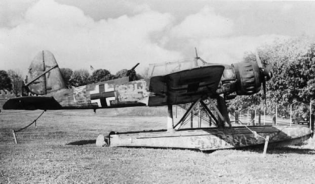 Ar 196 A-1 aircraft at rest on land, date unknown