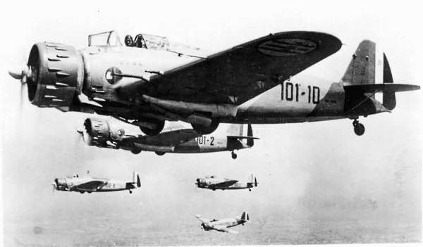 [Photo] Ba.65 Nibbio aircraft in flight, 1930s | World War II Database