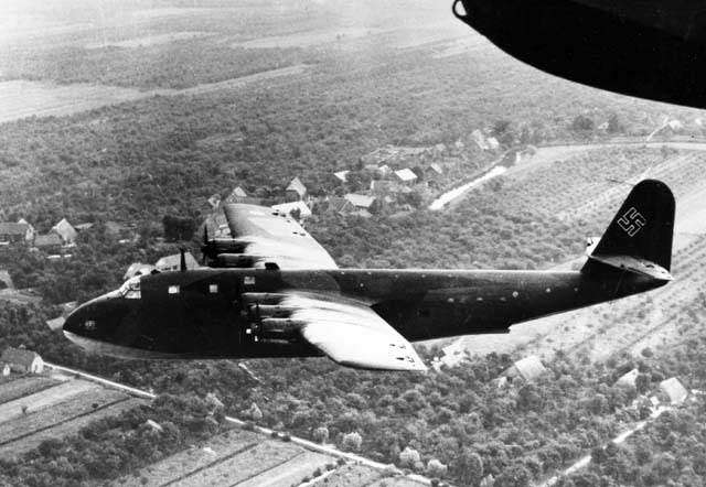 BV 222 Wiking aircraft V1 in flight, date unknown