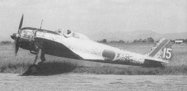 Ki-43-IIa Hayabusa fighter at rest, post-Oct 1942