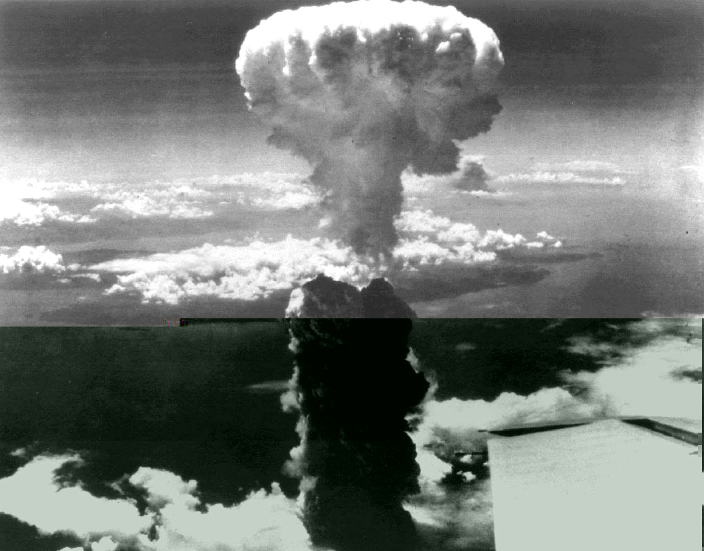 Mushroom Cloud over Nagasaki New 8x10 World War II Photo