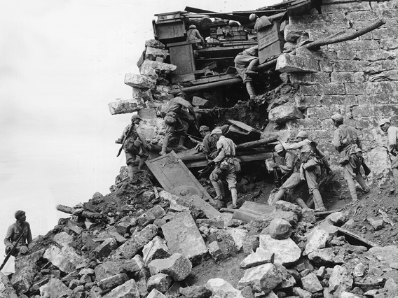 Chinese troops in Tengchong, Yunnan Province, China, 13 Sep 1944