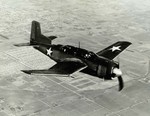 The XSB2D-1 prototype in flight, 1943.  Only two were built.  This was the prototype that was developed into the BTD Destroyer.