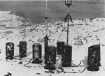 German Weather Station Kurt set up on the Hutton Peninsula, Labrador, Dominion of Newfoundland (now Canada) on 22 Oct 1943