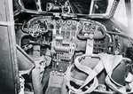 Cockpit and flight controls in a Focke-Wulf 200 Condor bomber, date and location unknown.