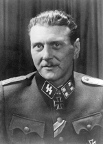 Portrait of Otto Skorzeny at the SS rank of Haupsturmführer, 1943