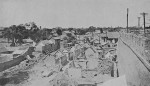 Damaged civilian homes, Jinan, Shandong Province, China, circa 4 May 1928, photo 4 of 8