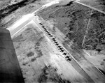 C-47 Skytrain tow planes lined up on a glider training airstrip in Texas, 1943.
