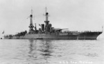 USS New Mexico an anchor, early 1920s, photo 1 of 2