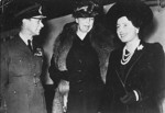 King George VI, Eleanor Roosevelt, and Queen Elizabeth, in London, England, United Kingdom, 23 Oct 1942