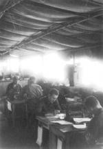 American rear echelon troops at work, Momauk, Burma, 28 Dec 1944