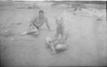 US servicemen resting on a beach in Fiji, 1942-1944