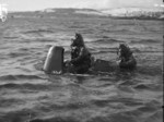 Chariot manned torpedo with crew, Rothesay, Scotland, United Kingdom, 3 Mar 1944, photo 2 of 3