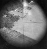 English countryside seen through the Norden bombsight, 1944