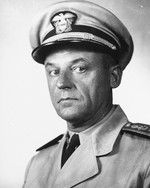 Portrait of United States Navy Rear Admiral Theodore Chandler, 1944.