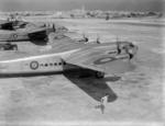 York C Mark I aircraft of No. 47 Group RAF at RAF Luqa, Malta, 3 Aug 1945