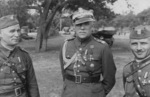 Brigadier General Józef Zajac, Major General Leon Berbecki, and Colonel Jan Jagmin-Sadowski, Silesia region of Poland, 1936