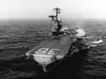 USS Shangri-La underway in the Mediterranean Sea, 4 May 1967