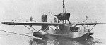 French 130 flying boat in water, circa 1930s