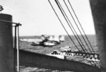 French 130 flying boat being launched from a ship