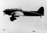 D3A2 dive bombers in flight, 1942-1943