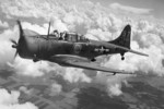 RA-24B-15-DT Banshee aircraft (serial number 42-54897) in a non-combat role attached to the US Air Transport Command in flight, United States, 1944-1945