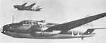 G4M aircraft in flight, circa 1940s