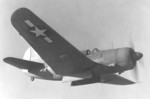 A-25A Shrike aircraft in flight with bomb bay doors open, 1944-1945
