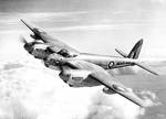 A Mosquito bomber in flight over Britain, 30 Sep 1944