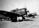 Chinese P-43 Lancer fighters at rest, Kunming, Yunnan Province, China, circa 1940s