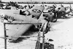 Wrecked Wildcats of VMF-211 collected by Japanese, Wake, circa late Dec 1941
