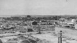 Aomori, Japan after American aerial bombing, 1945