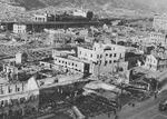 Kobe, Japan after American aerial bombing, 1945