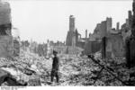 Calais, France in ruins, France, May 1940