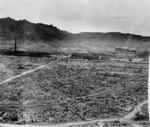 Nagasaki, Japan in ruins, late 1945