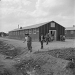 Block 8 general store, Jerome War Relocation Center, Arkansas, United States, 17 Nov 1942