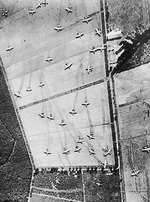 Photo] Reconnaissance aerial photo showing British Horsa and Hamilcar  gliders on Landing Zone &#39;Z&#39; near Wolfheze woods, west-north-west of Arnhem,  Operation Market I, 17 Sep 1944 | World War II Database
