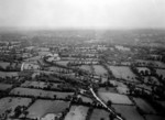Aerial view of the bocage country at the Cotentin Peninsula, Normandy, France, mid- or late-1944