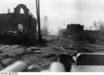 German troops on a street in Stalingrad, Russia that had recently saw heavy fighting, Sep 1942