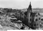 A German-style building in Stalingrad, Russia that the German troops called the 