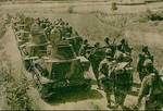 Japanese troops and light tanks near Wuhan, circa Aug-Oct 1938