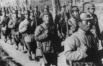 Chinese troops on the march near Nanchang, Jiangxi Province, China, Mar-Apr 1939