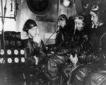 WAVES personnel receiving briefing in preparation of flight simulation in chill chamber, Naval Air Station, Jacksonville, Florida, United States, 15 Oct 1943