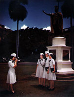 WAVES Yeoman 3rd Class Margaret Jean Fusco photographed friends by King Kamehameha