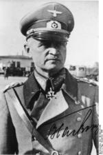 Signed photograph of German Army Colonel General Johannes Blaskowitz, Dec 1939